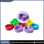 50pcs plastic chicken foot rings, chicken foot rings, 50 pieces, labels, markers