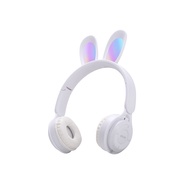 MZ01 baru Headworn Earphone tanpa wayar arnab telinga Glow sukan tanpa wayar Folding permainan Earph