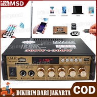 600W Power Amplifier Bluetooth Stereo Karaoke MP3 Player + FM Radio Home Theater/ Amplifier Bluetoot