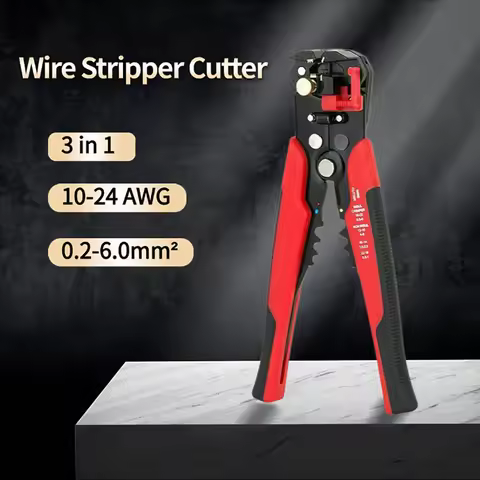 3 in 1 Self-Adjusting Wire Stripper Cutter,Crimping Tool Wire Pliers for Wire Stripping, Cutting,Cri