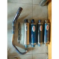 Dbs bluemon exhaust satria fu sonic vixion tiger megapro jupiter mx etc