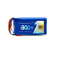ZDF  2S 3S 4S 5S 6S 7.4V 11.1V 14.8V 18.5V 22.2V 1300mAh 1500mah 25C 50C For  FPV