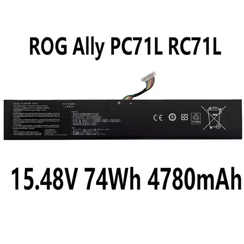 C41N2208 74Wh 80Wh Expand high capacity battery For ASUS ROG Ally PC71L RC71L gaming handheld series