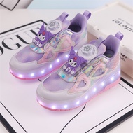New Heelys Kids Roller Shoes Boys and Girls Sneakers Adult Rechargeable LED Shoes Kids Lights Shoes 