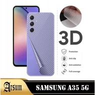 LAYAR Garskin Skin Carbon SAMSUNG A35 5G Phone Back Screen Protector