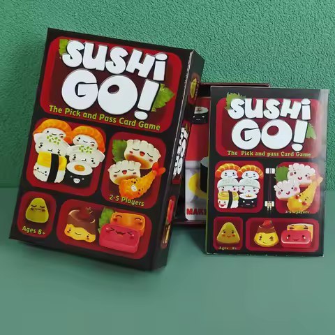 Sushi Go Party! - The Deluxe Pick & Pass Card Game, Multi-Color Family Fun, Perfect for Parties & Ho