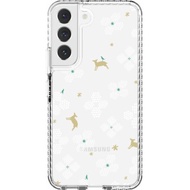 【預購】三星手機殼/Samsung Galaxy S22系列/花開原野/透白