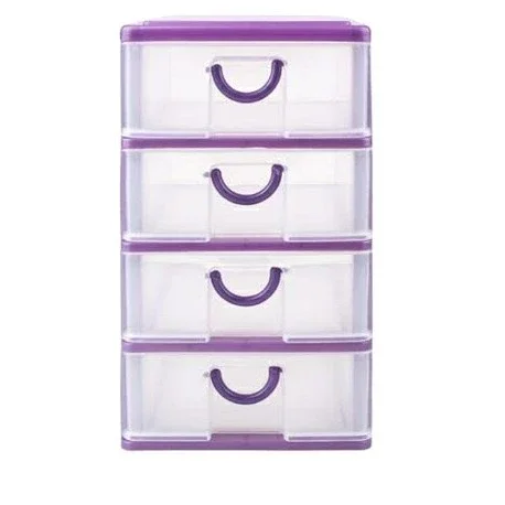 Laci Mini Susun 4 Victory Laci Kontainer Kecil Tempat Penyimpanan Barang Serbaguna Storage Box Kotak