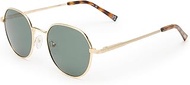 Le Specs Odyssey Sunglasses - Gold, Round, Unisex, Classic 'Everyday' Style, Gold, One Size