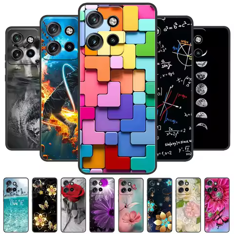 For Motorola Edge 50 Neo 5G Case Lion Wolf Silicone Soft Back Cover For Motorola Moto S50 edge50 Pho