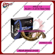 PERODUA ARUZ 1.5 TOYOTA RUSH 1.5 2019> F800 F850 REAR BRAKE SHOE OE USA BRAND ASIMCO CERAMIC FORMULA