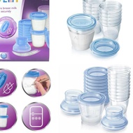 @USD~0143 Avent Breastmilk Food storage cup 180ml 10pcs breast milk bag container for mpasi Food b