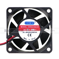 EVERWIN EW6025B24H 24V 0.1A 6cm 6025 6cm DC Cooling Fan