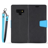 Samsung Galaxy S9 / S9 Plus / Note 9 Fashion Two-tone Leather Cross Texture Flip cover wallet Phone Case