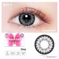 SOFTLENS INNOCENT BY EXOTICON NORMAL & MINUS 0.50 SD 6.00 FREE LENSCASE / BIG EYES DIA 16MM / SOFLEN
