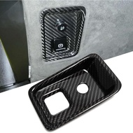 Jogon Carbon Fiber Parking Button Cover Trim Frame for Corvette C8 Z06 Z51 Stingray Coupe Convertibl