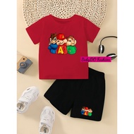 BabyDo ALVIN CHIPMUNK Children's Clothing Set Boys and Girls Fashion Clothing Set 2-10 Years