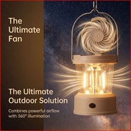 YB2 2 in 1 Camping Lantern Fan Sool breeze and bright light for perfect outdoor nights hand lantern 