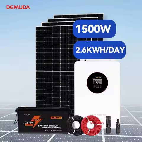 New Complete Set Solar Energy System Hybrid Solar System 1kw 2kw 3kw 5kw 8kw 10kw Off Grid Solar Pow