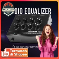 Micro Audio Equalizer Preamp 7 Band Fine Tune for KTV Karaoke - EQ207