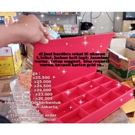 Sagara box - 16 compartment hardbox - magnetic hardbox non-magnetic/ box/ size 5.5 x 8 x 4 compartme