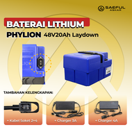 Phylion Baterai lithium Sepeda dan Motor Listrik 48V 12-24Ah