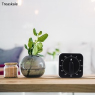TREA Compact Kitchen Timer 60 Minutes Mechanical Timer Clock Kitchen Cooking Timer Clock with Alarm 