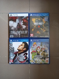 ps5 games ps4 games ff16 final fantasy 太空戰士 最終幻想 call of duty black ops 決勝時刻 黑色行動 4（全新未開封）人中之龍3 桐生一馬