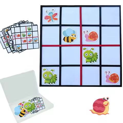 Sudoku Games Montessori Material Puzzle Toys For Toddler Animal Jigsaw Board Games Educational Logic