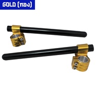 แฮนด์จับโช๊คทรงสูง CNC 27mm. Suzuki GD-110 CR RACING (ซีอาร์ เรซซิ่ง)