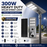 300W Lampu Solar light outdoor lighting Waterproof lampu Solar jalan street light Remote Control LED