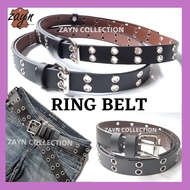 Women's Belt Korean Women's Belt BuckleRing Women's Belt Two Holes 110cm Long