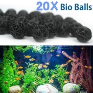 20Pcs Aquarium Pond Bio Balls 16/26/36mm Fish Tank Filter Media Marine Sum(16mm)