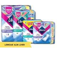 LIBRESSE SLIM PL | 15CM & 19CM For Women | Absorbent New CurveFit Shape
