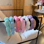 Korean Women's Thick Foam Fabric Headband Headband Bandana Hair Band BND CI 90 - BND 01