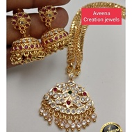 jimki+ chain pendent 24"inch gold plated not916