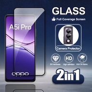 For OPPO A5i Pro 4G 5G Full Coverage Tempered Glass For OPPO A5i A5m A5 A5X Pro A3X A3i A3 Plus 4G 5