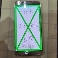 lcd samsung note 5 ori copotan - minus retak - amoled