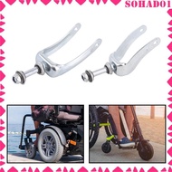 [Sohad] Wheel Fork Easy to Install Wheelchair Replacement, for Lounge Office Outdoor