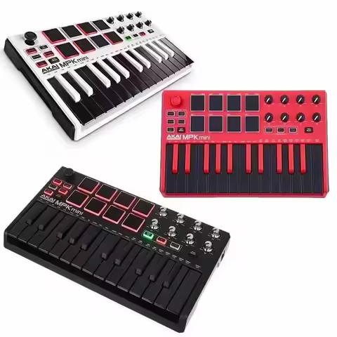 Stylish Limited Edition Akai MPK Mini MK2 LEED MK3 25-Key USB MIDI Keyboard In Stock!
