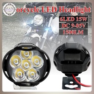 GG 1pc DC 9-85V Motorcycle Led Headlight High Bright Led Lights Lamp For Motorbike Moto External Fro