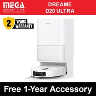 DREAME L40 / D20 ULTRA ROBOT MOP VACUUM CLEANER | 11,000Pa Suction Power | Extendable Side Brush & M