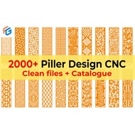 2000 Piller Laser Cutting File PillarDesign CNC Plasma Router DXF FG27