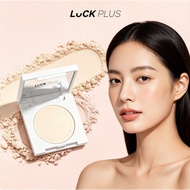 LUCK PLUS Pressed Powder With Refill Oil Control Long Lasting