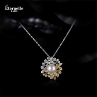 Eternelle | สร้อยคอเงินแท้ Eternelle Bohemian Style สำหรับผู้หญิง จี้เรียบง่าย สไตล์นักศึกษา โซ่กระด
