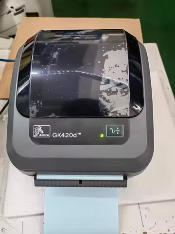 Zebra gk420d GK420D GK42-202521-000 Thermal Label Printer With Stripper Front Bezel, Dispenser (Dire