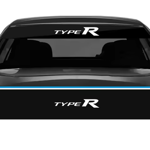 for Honda Civic TypeR Sun Strip Kit Ep3 Universal Sunstrip Kit Type R Decals