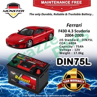 Münster Robust MF CMF DIN75 | DIN75L | 57539 (75AH) Car Battery Bateri Kereta for Ferrari F430 4.3 S