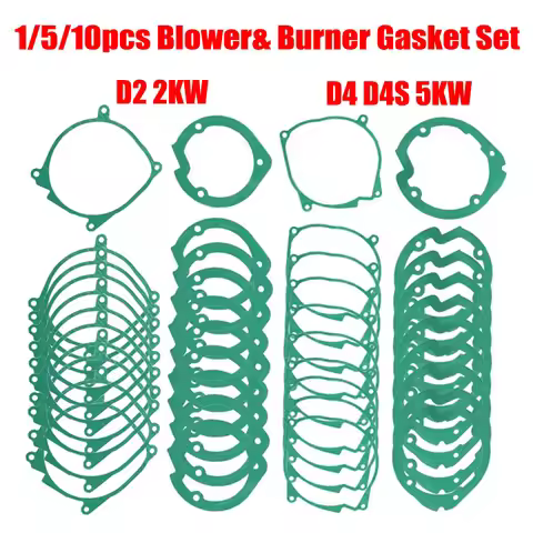 1/5/10x Burner Gasket Blower Motor Gasket For Eberspacher 2KW/5KW Diesel Parking Heater D2/D4/D4S Co
