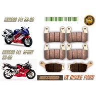HONDACBR600 F4I CBR600 F4 SPORT DAYTONA VX BRAKE PADS SINTERED LONG LIFE TOP QUALITY